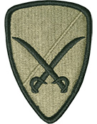 6th Cavalry Brigade OCP Scorpion Shoulder Patch With Velcro